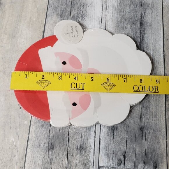 NWT - Meri Meri - Santa Paper Plates (12) - Picture 2 of 2